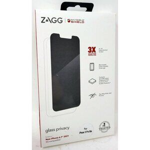 Zagg Glass Privacy Screen Protector for iPhone 13 Pro Max 2021, NEW